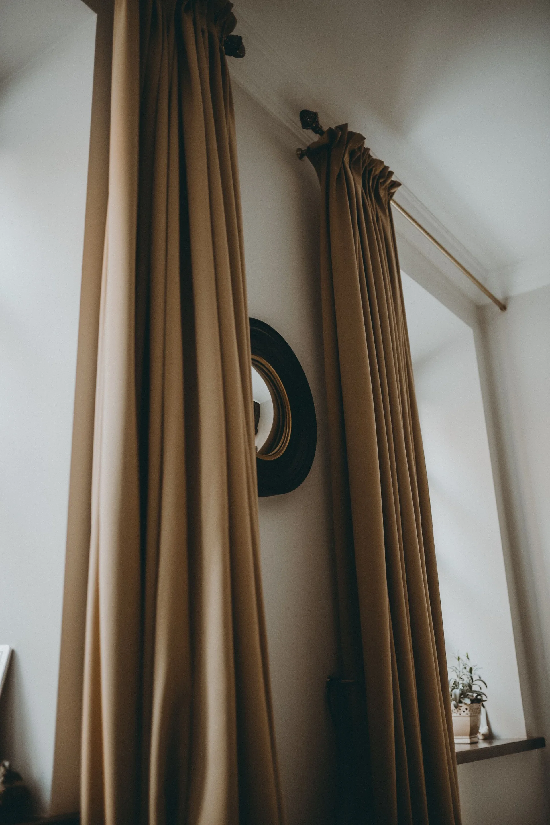 Linen curtain styling inspiration